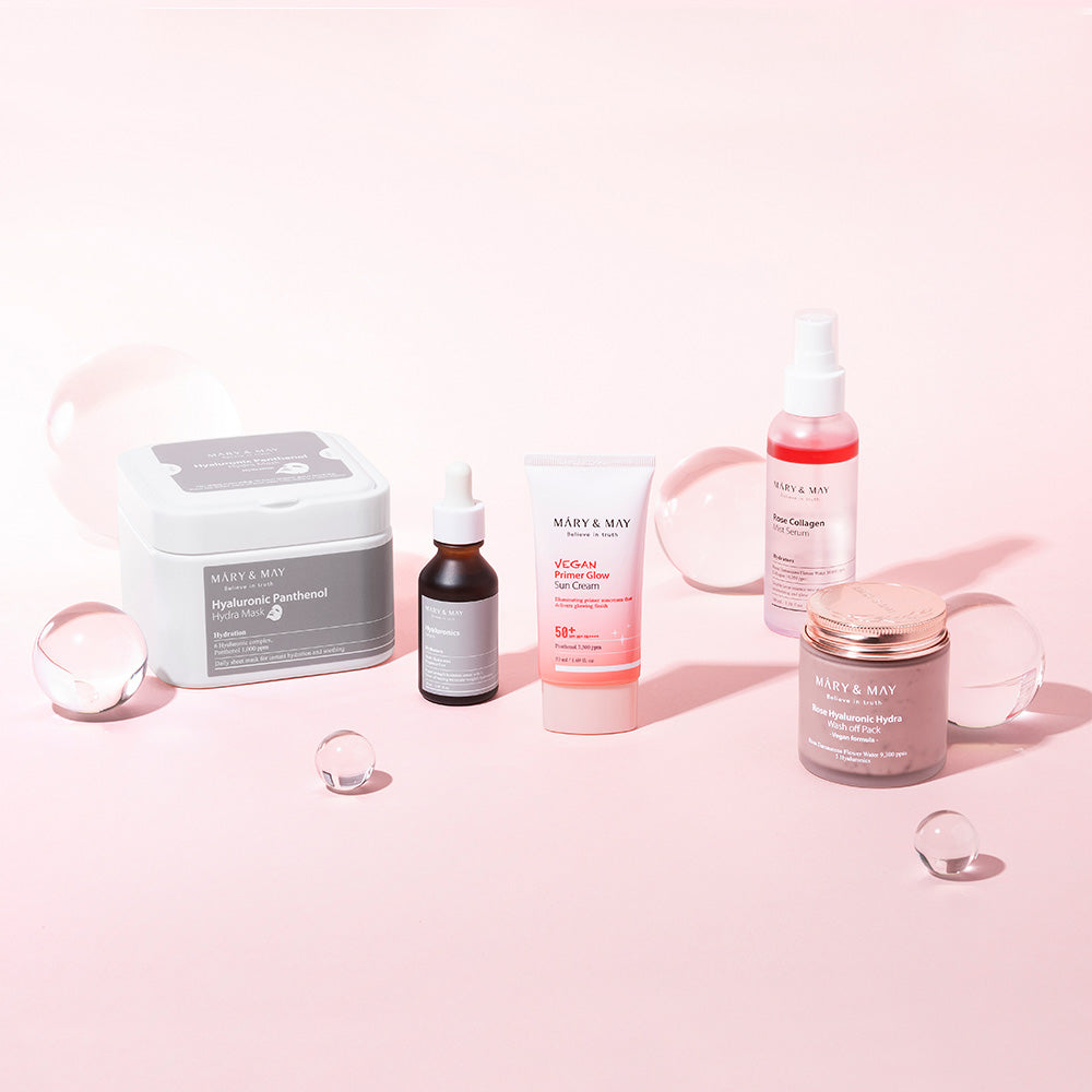 Mary&May Rose Hyaluronic Hydra Masque lavable 125g