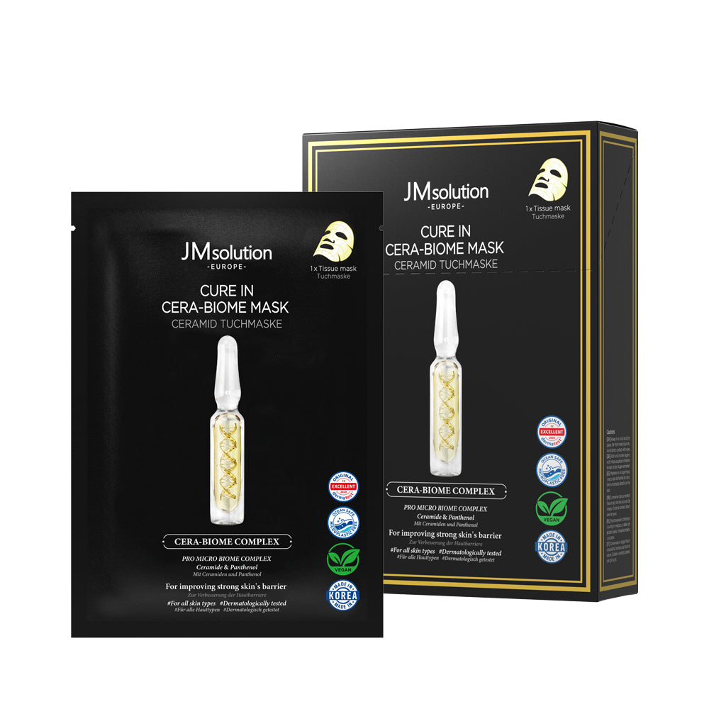 قناع JMSOLUTION Europe لعلاج البشرة من سيرا-بيوم، 10 قطع