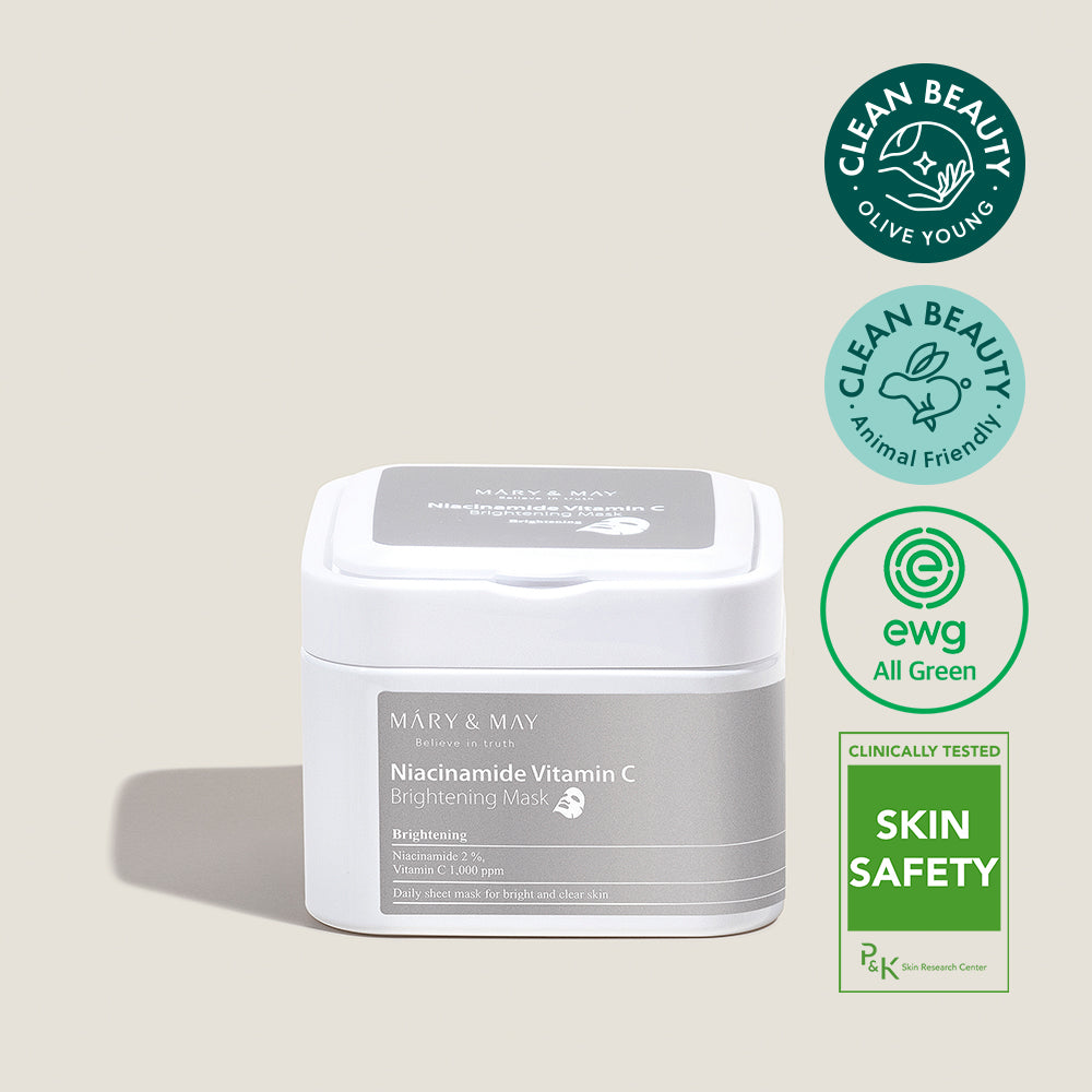 Mary&May Niacinamide Vitamine C Masque Éclaircissant 30 unités (400g)
