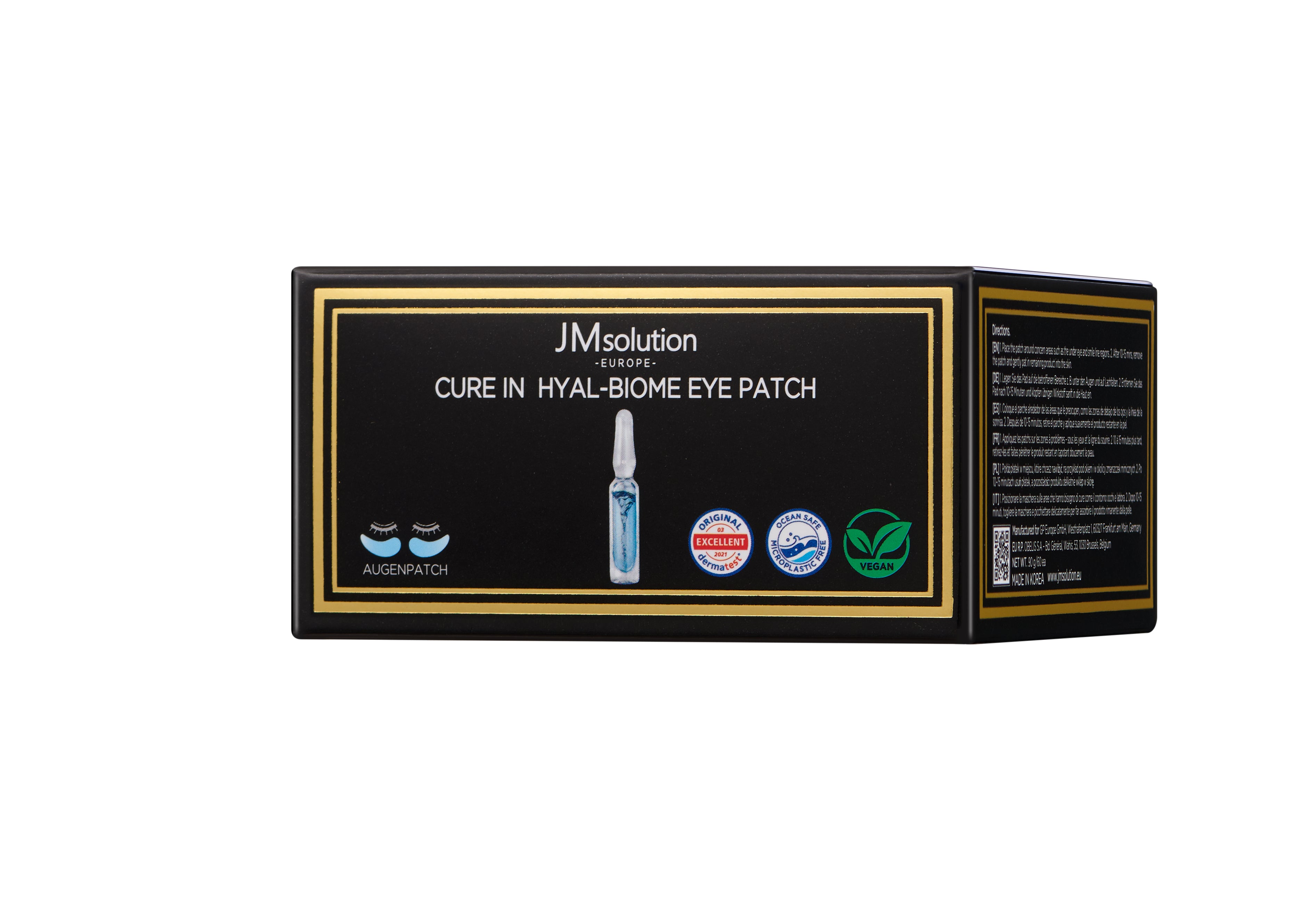 رقعة عين JMSOLUTION Europe لعلاج HYAL-BIOME، 60 قرصًا