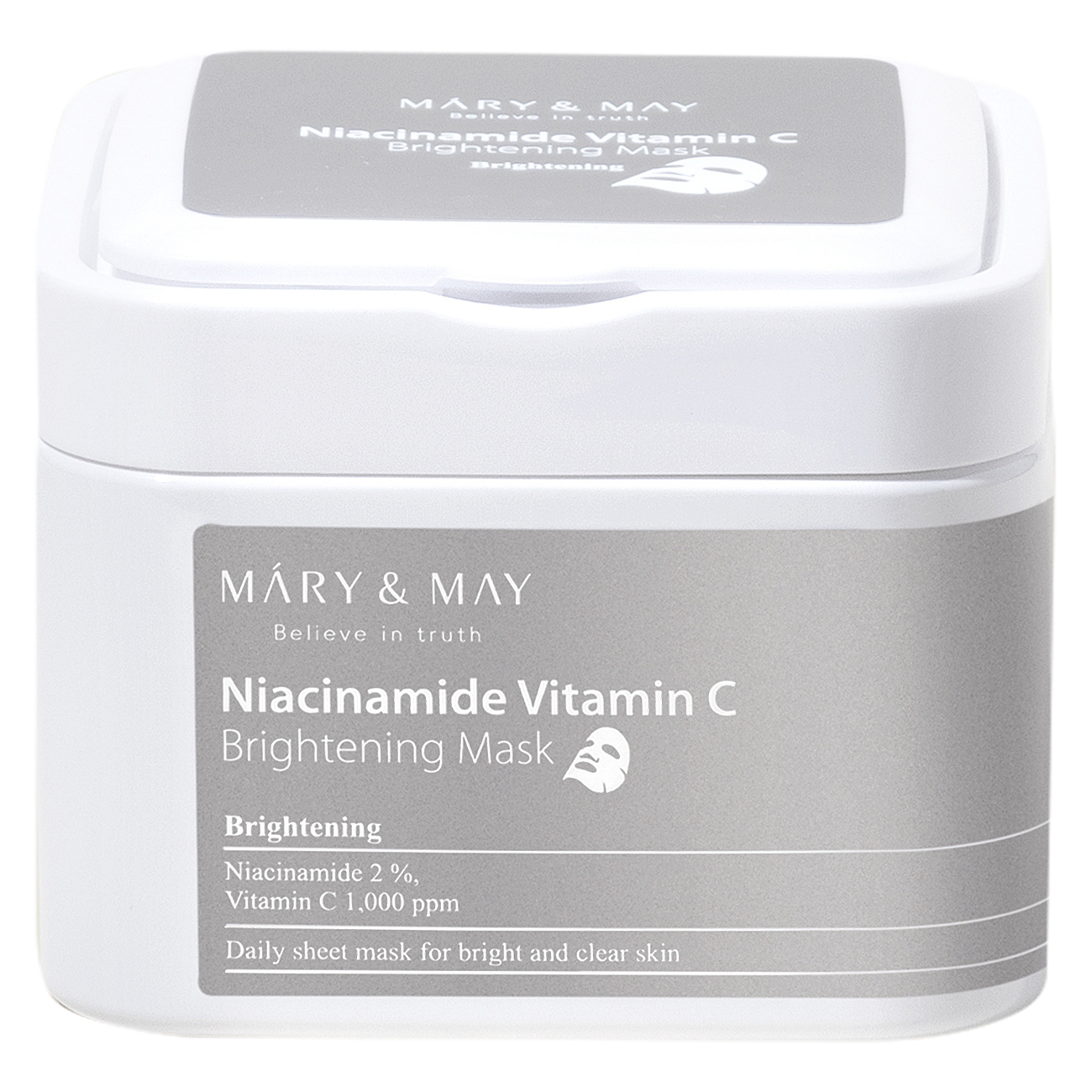 Mary&May Niacinamide Vitamine C Masque Éclaircissant 30 unités (400g)